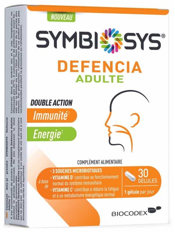 BIOCODEX SYMBIOSYS DEFENCIA ADULT 30 CAPSULES