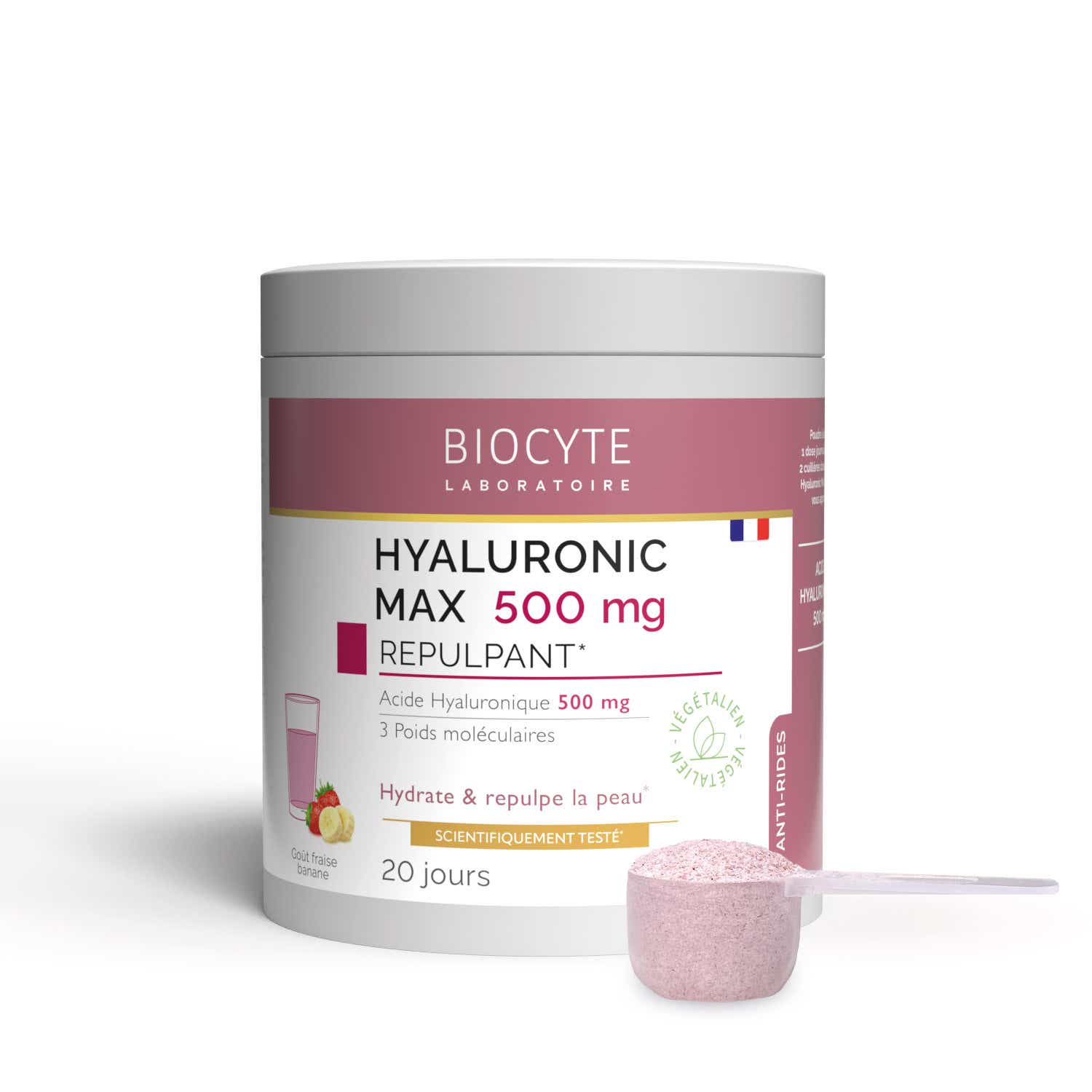 BIOCYTE HYALURONIC MAX ANTI AGING STRAWBERRY BANANA FLAVOR 280G