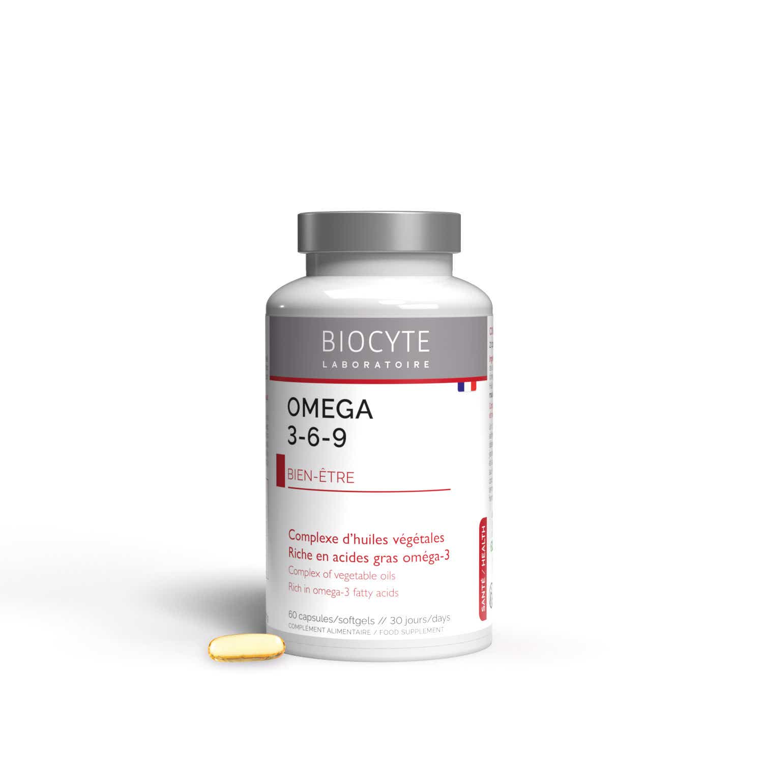 BIOCYTE LONGEVITY OMEGA 3 6 9 60 CAPSULES