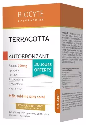 BIOCYTE TERRACOTTA SELF-TANNING COCKTAIL 30 TABLETS
