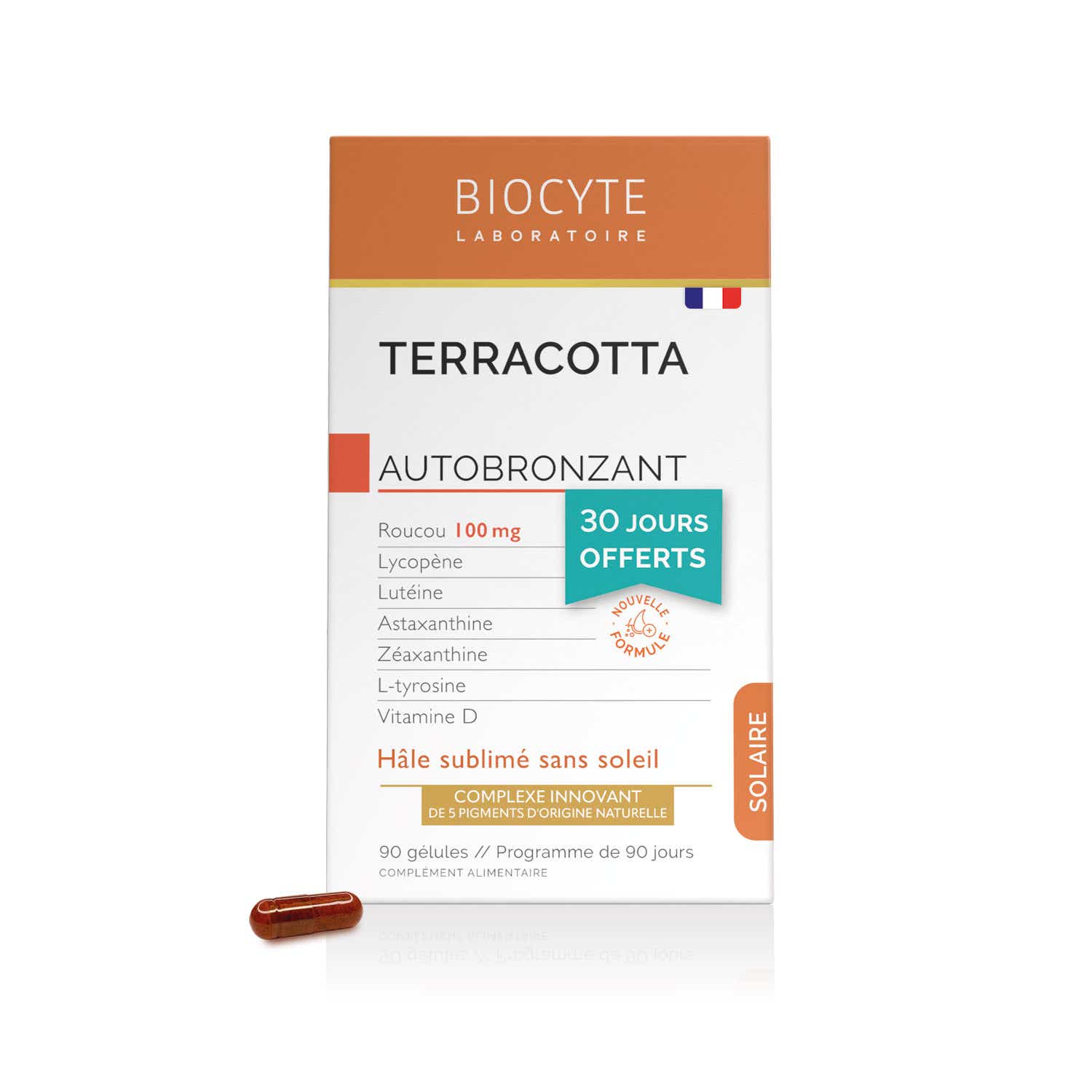 BIOCYTE TERRACOTTA SELF-TANNING COCKTAIL 60 TABLETS 30 FREE
