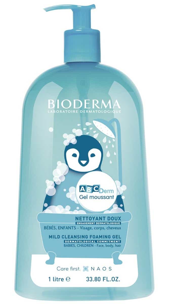BIODERMA ABCDERM GENTLE FOAMING CLEANSING GEL 1LITER