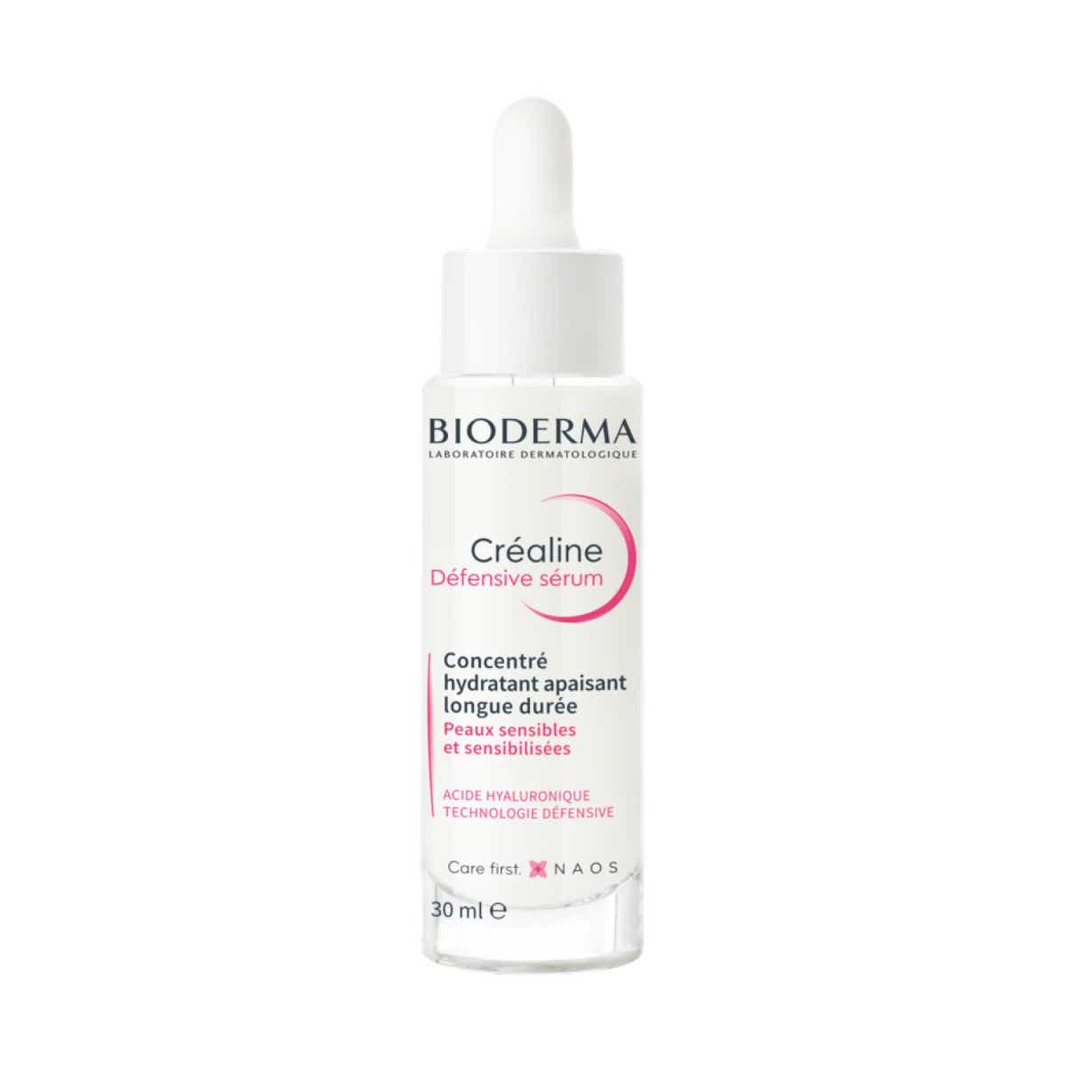 BIODERMA CREALINE DEFENSIVE SERUM LONG-LASTING SOOTHING MOISTURIZING CONCENTRATE FOR SENSITIVE SKIN 30ML