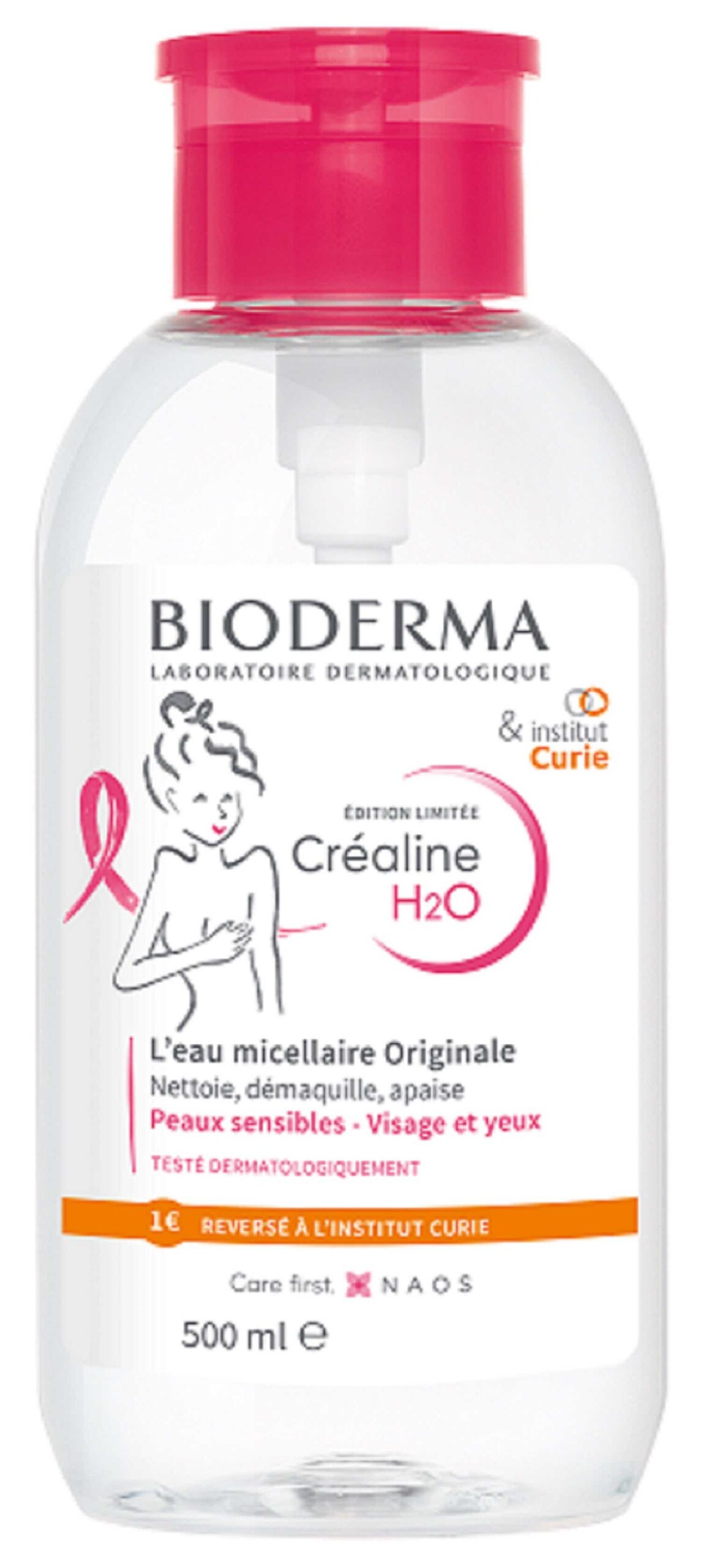 BIODERMA CREALINE H20 MICELLAR MAKE-UP REMOVER SOLUTION 500 ML