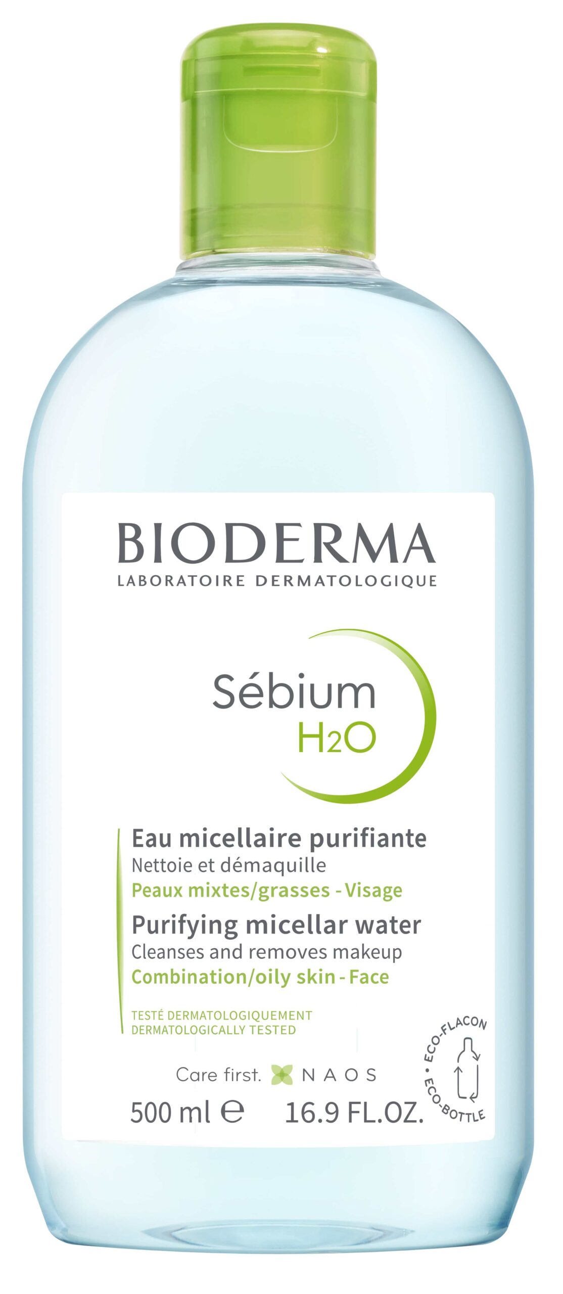 BIODERMA SEBIUM H20 PURIFYING CLEANSING MICELLAR SOLUTION 500ML
