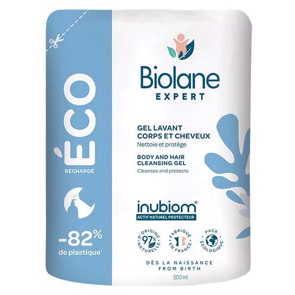 BIOLANE EXPERT ECO REFILL BODY AND HAIR WASHING GEL 500ML