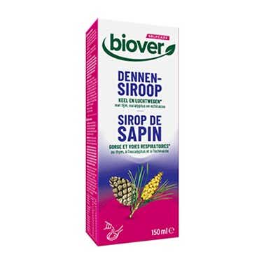 BIOVER ORGANIC FIR SYRUP WITHOUT SUGAR 150ML