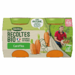 BLEDINA ORGANIC CARROT HARVEST 2X130G