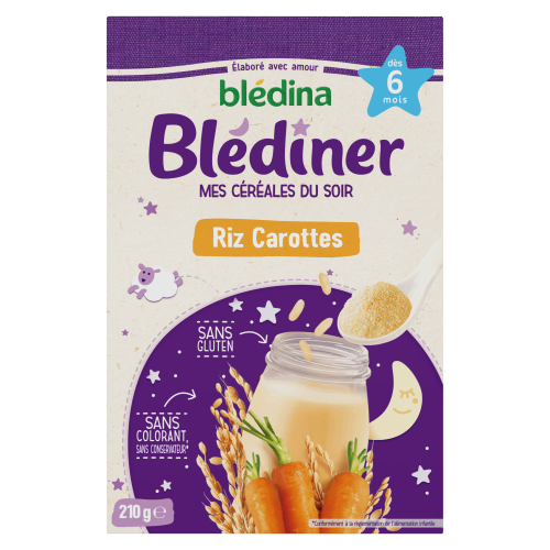 BLEDINER RICE CARROTS 210G