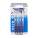 INTERDENTAL BRUSHES MONO COMPACT VIOLET LARGE 4 UNITS