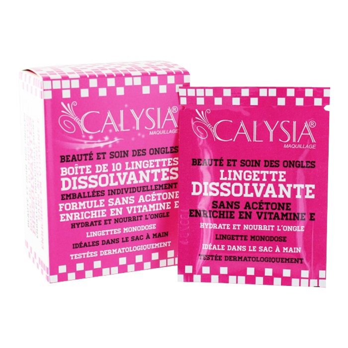 CALYSIA DISSOLVANT WIPES BOX OF 10