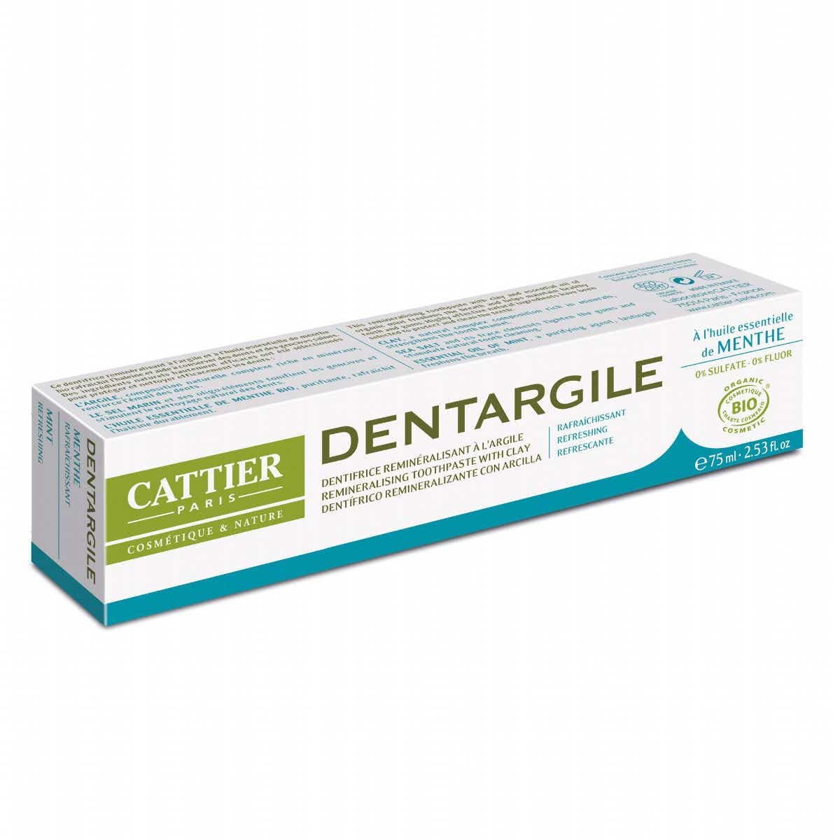 CATTIER DENTARGILE REFRESHING MINT TOOTHPASTE 75 ML