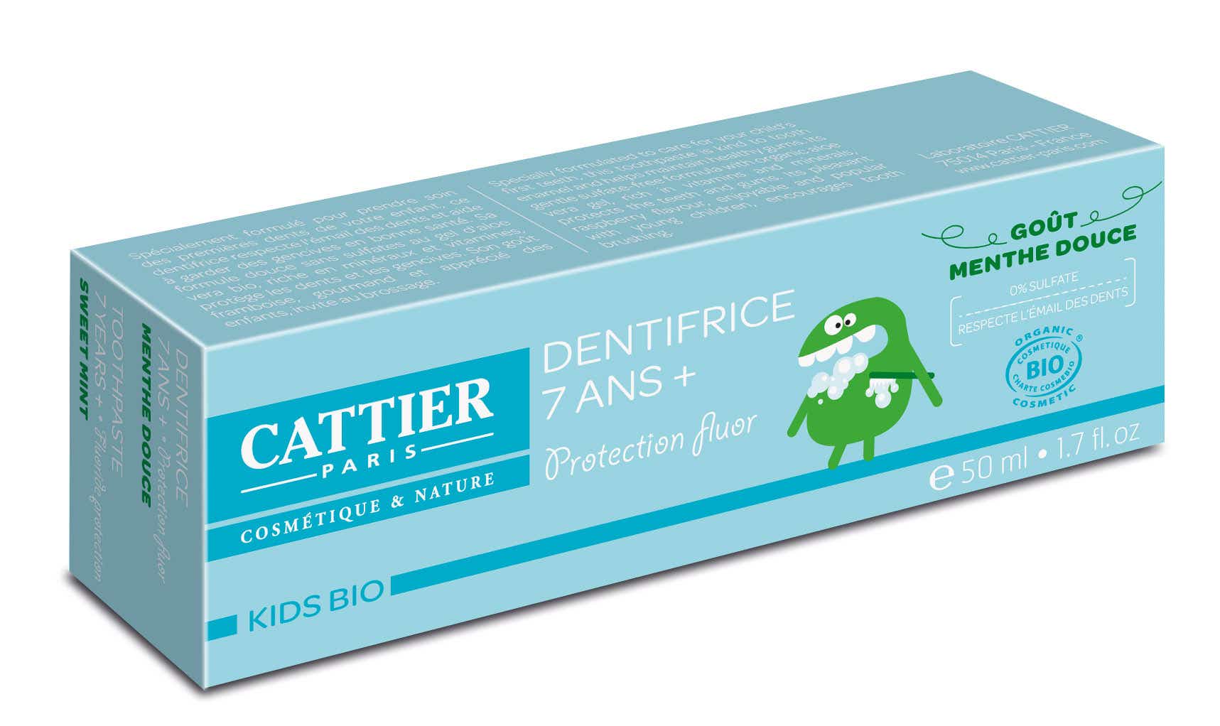CATTIER CHILDREN’S TOOTHPASTE 7 YEARS OLD 50ML