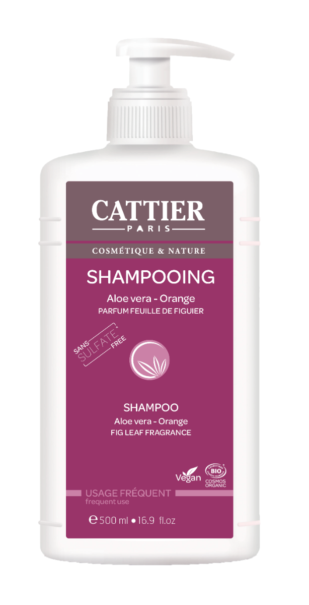 CATTIER ORGANIC ALOE VERA ORANGE SHAMPOO FREQUENT USE 500ML