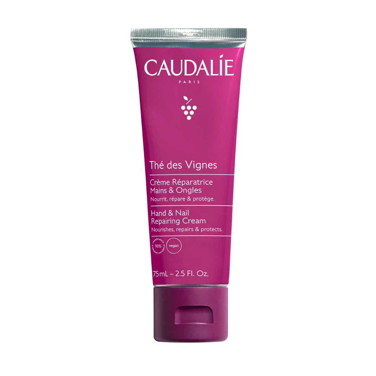 CAUDALIE THE DES VIGNES HAND AND NAIL REPAIR CREAM 75 ML