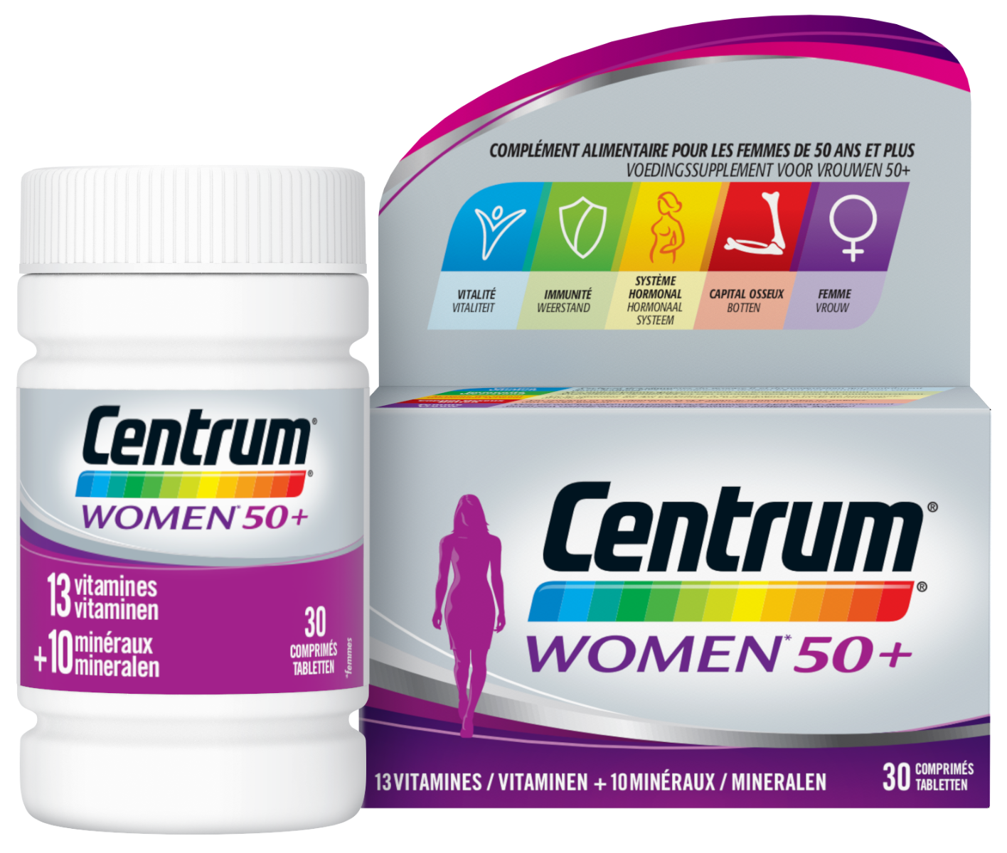 CENTRUM MULTIVITAMINS WOMEN 50 30 TABLETS