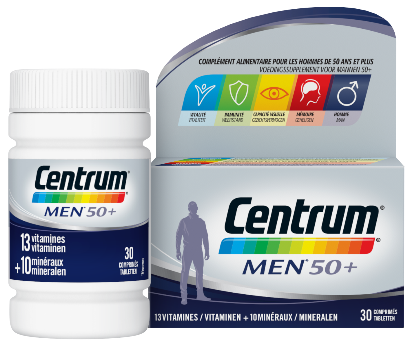 CENTRUM MULTIVITAMINS MEN 50 30 TABLETS