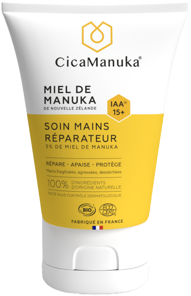 CICAMANUKA HAND CREAM WITH ORGANIC MANUKA HONEY FOR DRIED, AGGRESSED WEAK SKIN 50ML