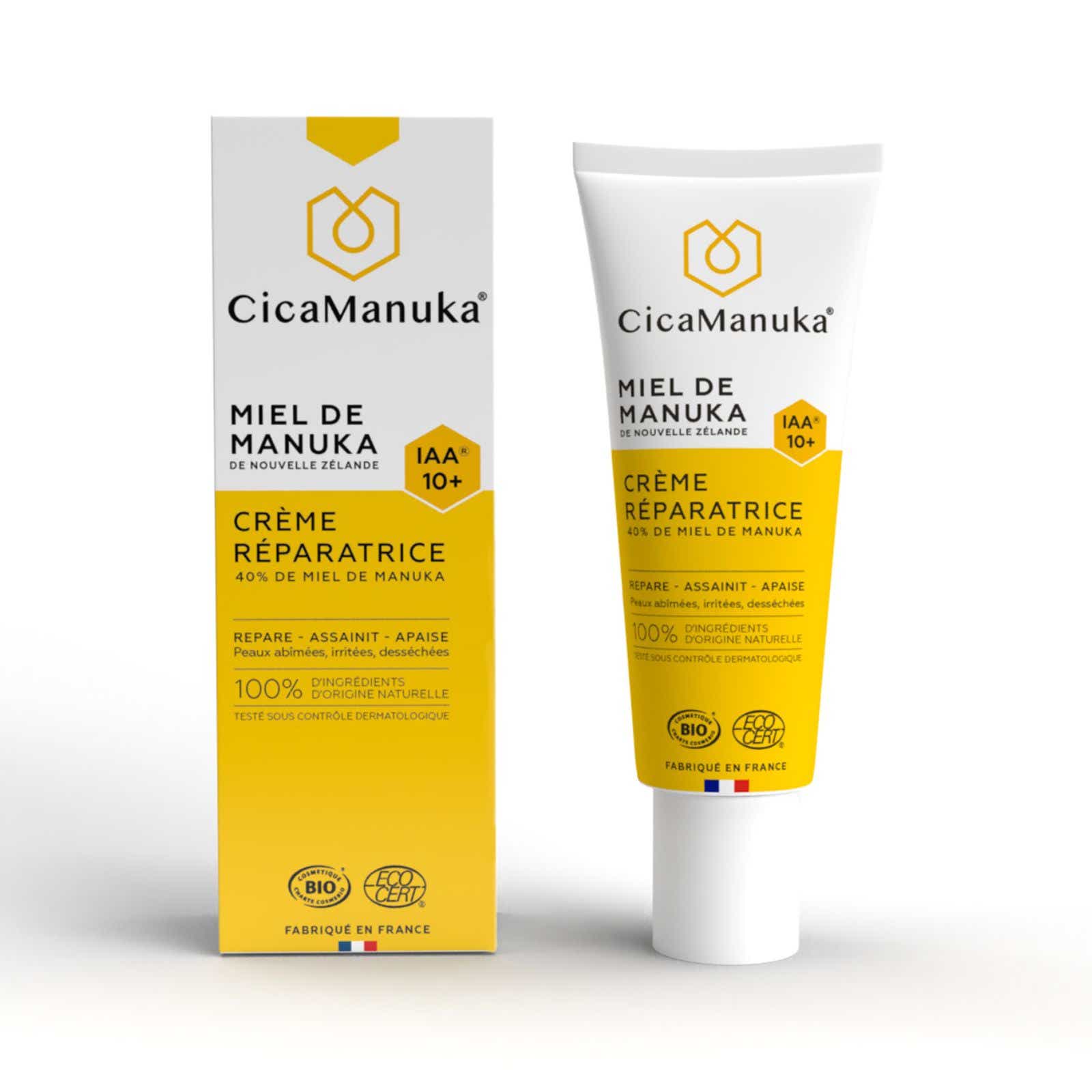 CICAMANUKA REPAIR CREAM WITH ORGANIC MANUKA HONEY FOR DAMAGED, IRRITATED AND DRY SKIN 40ML