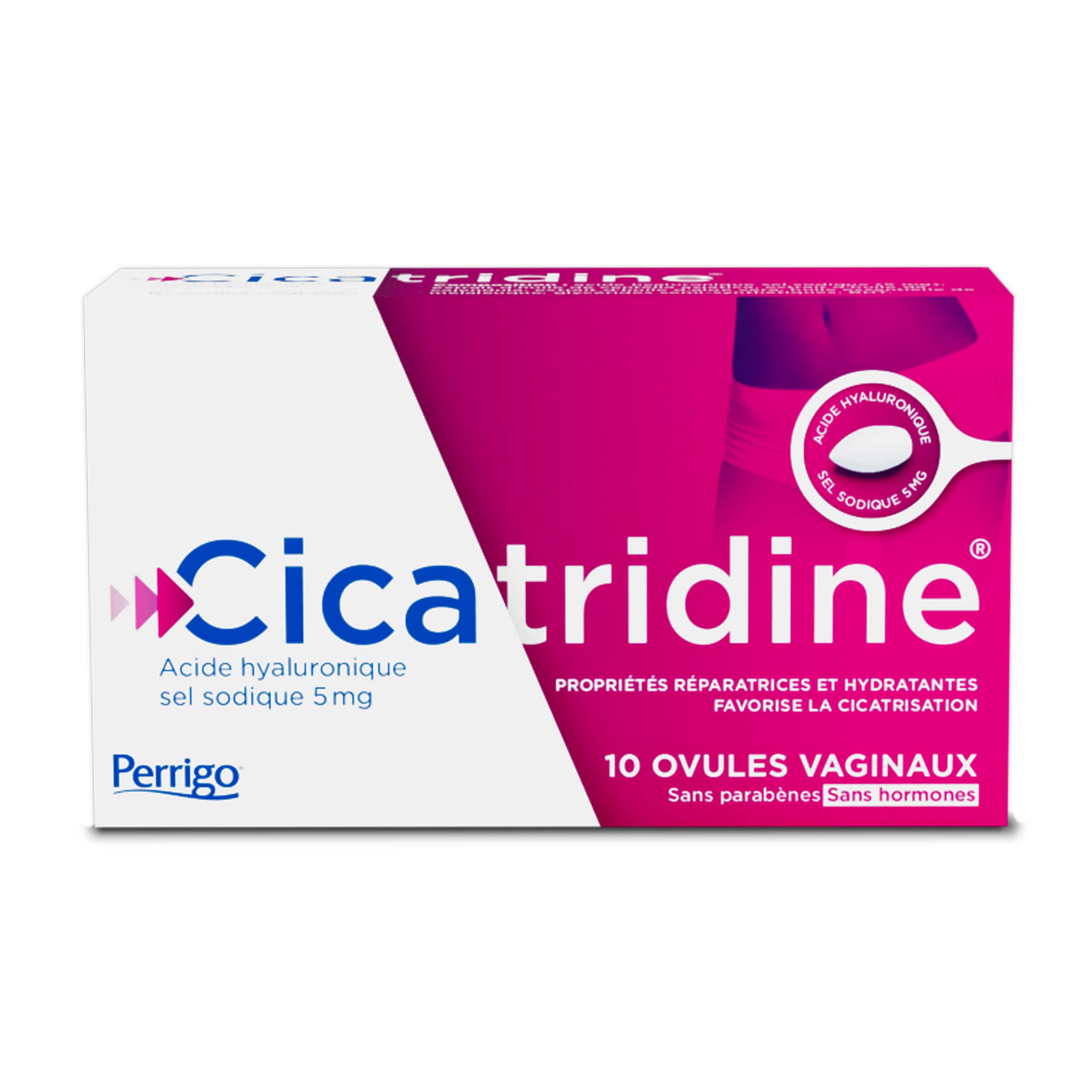 CICATRIDINE CICATRIDINE 10 VAGINAL OVULES