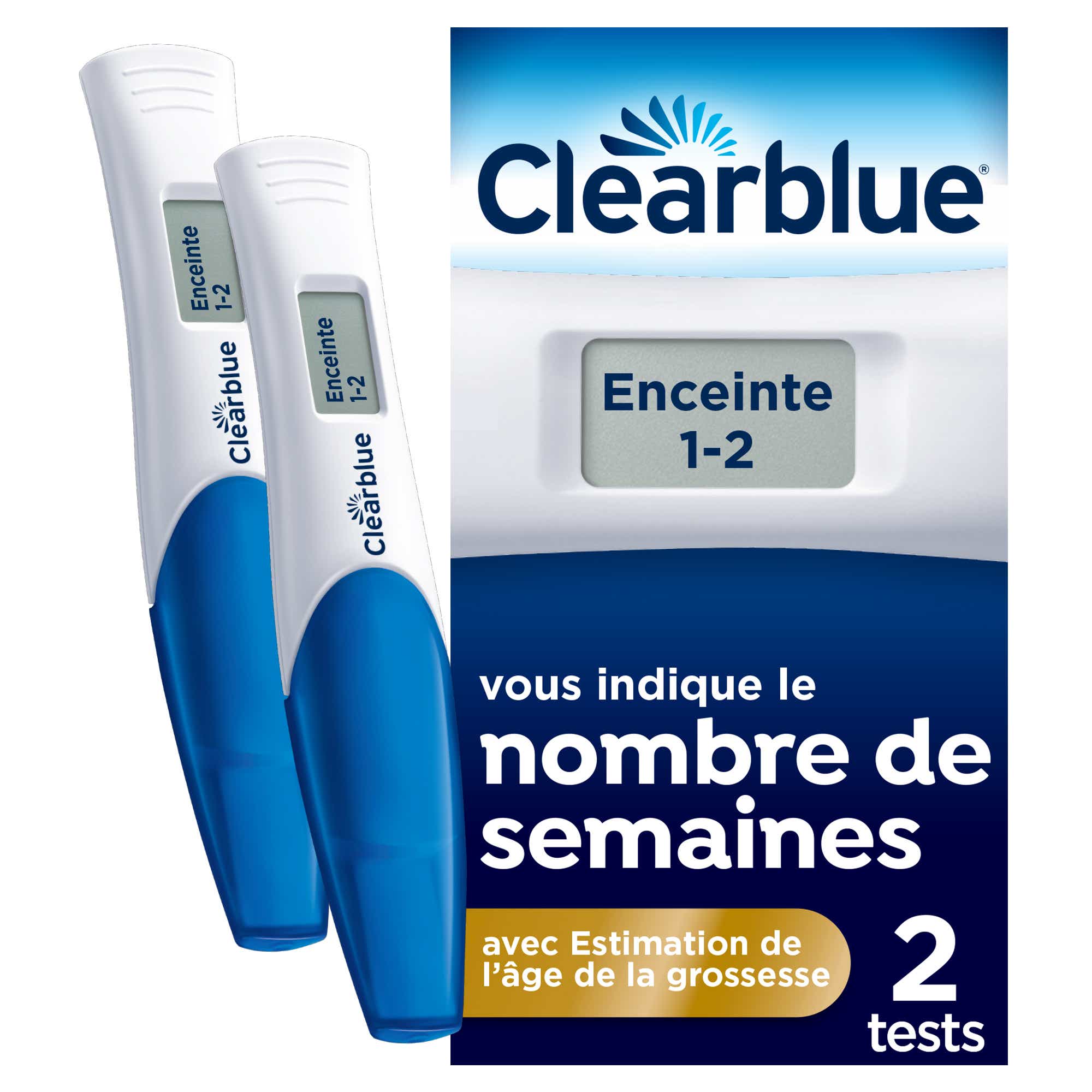 CLEARBLUE DIGITAL PREGNANCY TEST 2 UNITS