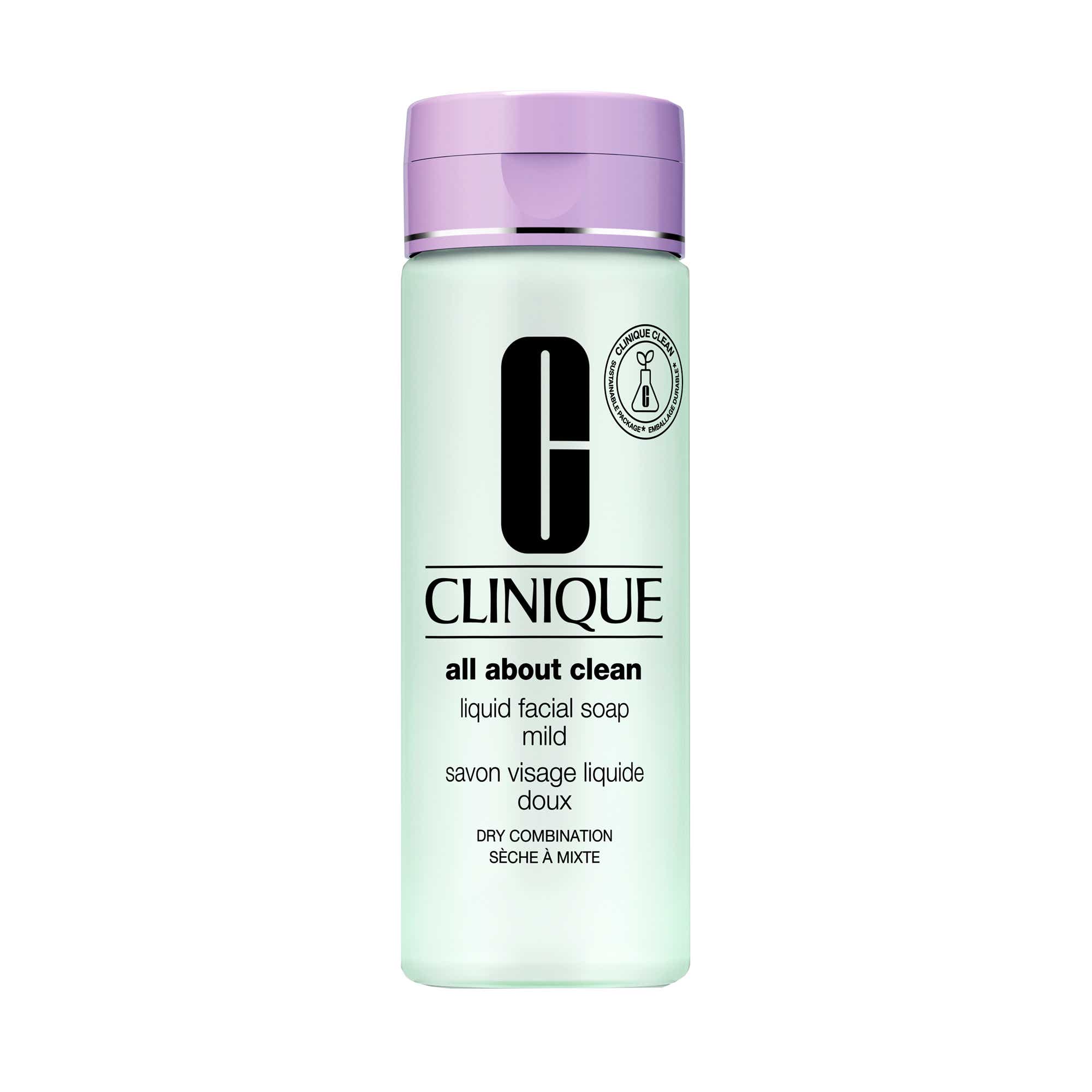 CLINIQUE BASIC 3 TIMES GENTLE LIQUID FACE SOAP DRY TO COMBINATION SKIN 200ML
