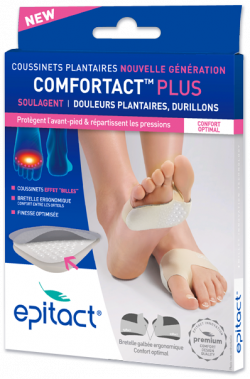 COMFORTACT PLUS FOOTBED CUSHIONS FOOTBALL PAIN CALLS SIZE M 2 CUSHIONS