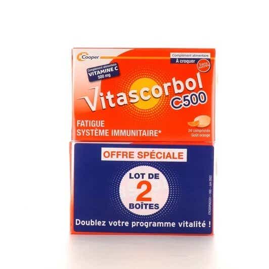 COOPER VITASCORBOL C500 2 X 24 TABLETS