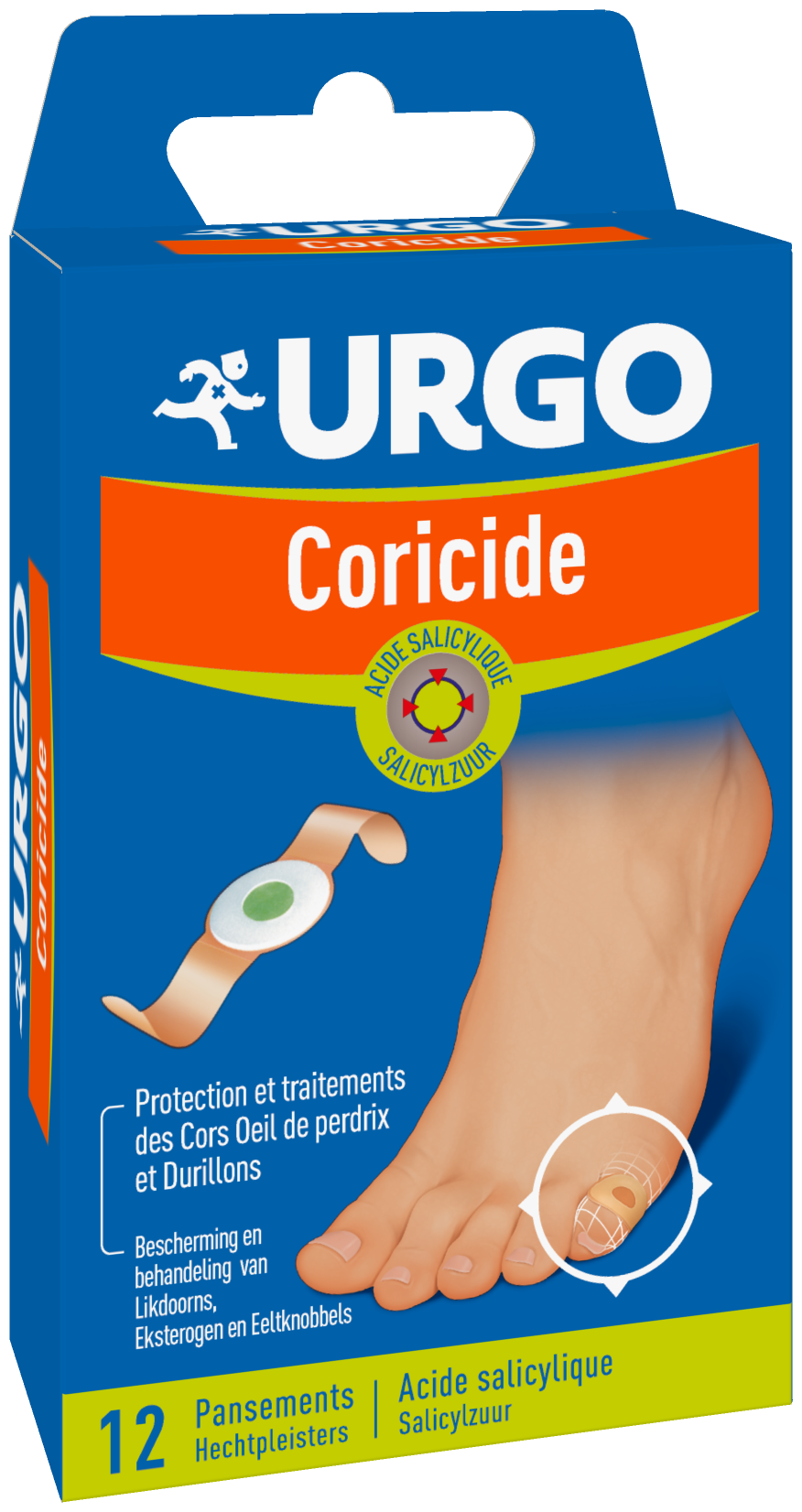 CORICIDE SALICYLIC ACID DRESSINGS 12 UNITS