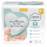 COTTONY ORGANIC COTTON DIAPERS SIZE 4 PACK OF 28 DIAPERS