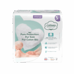 COTTONY HYPOALLERGENIC ORGANIC COTTON DIAPERS SIZE 5 24 UNITS