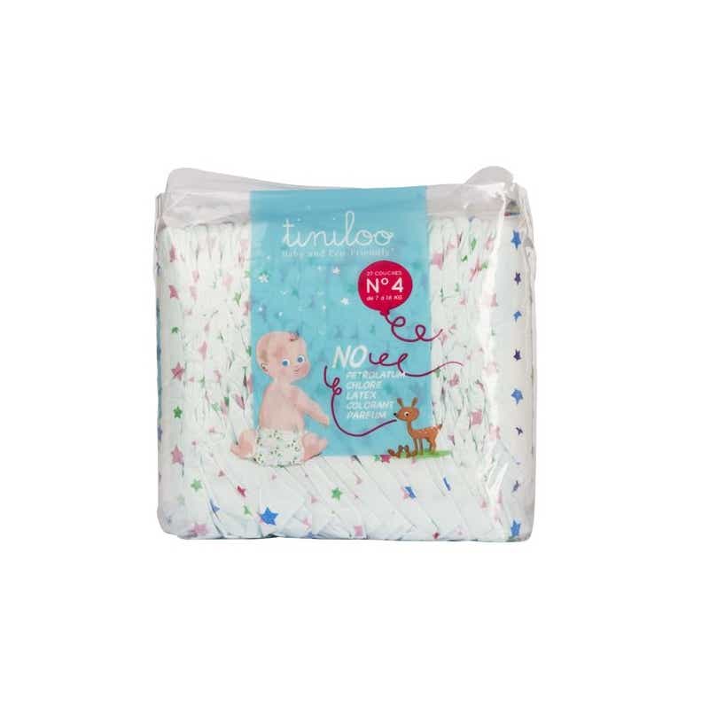 STAR ECOLOGICAL DIAPERS SIZE 4 7 TO 18KG 27 UNITS