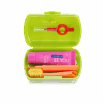 CURAPROX BE YOU TRAVEL SET SWEET WATERMELON TOOTHPASTE 10ML COMPACT TOOTHBRUSH TWO INTERENTAL BRUSHES