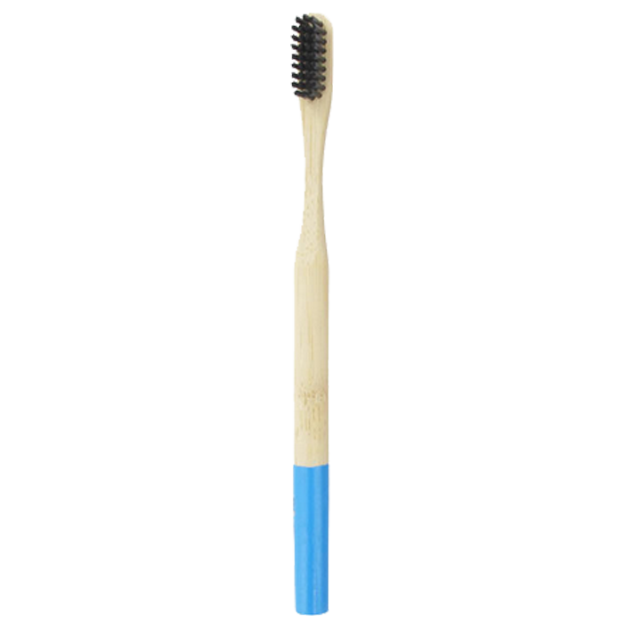 DENTI SMILE CHARCOAL COCONUT NATURAL BAMBOO TOOTHBRUSH MEDIUM 1 PIECE