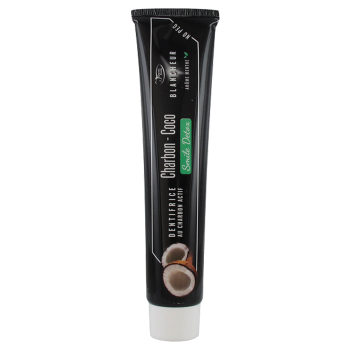 DENTI SMILE SMILE DETOX TOOTHPASTE MINT CHARCOAL COCONUT FLAVOR 100G