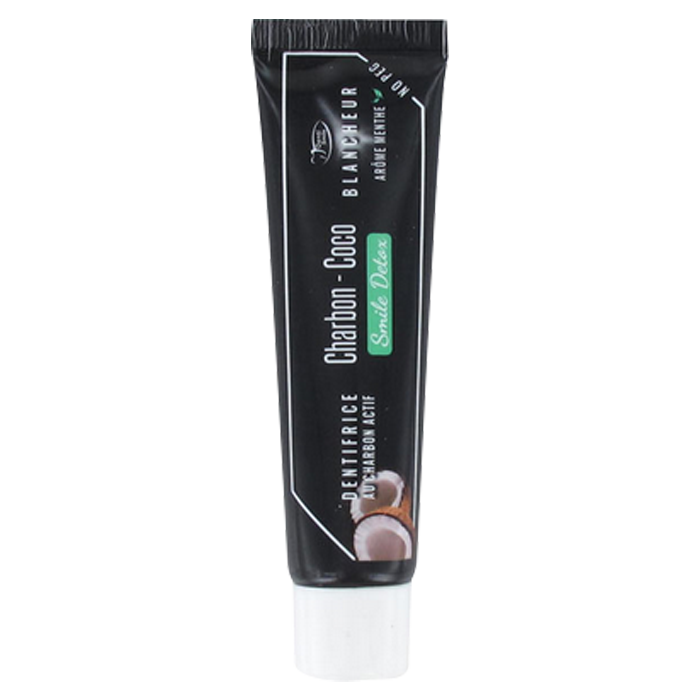 DENTI SMILE SMILE DETOX TOOTHPASTE MINT CHARCOAL COCONUT FLAVOR 30G