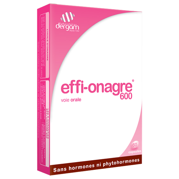 DERGAM EFFI Evening Primrose 600 60 CAPSULES
