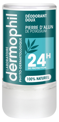DERMOPHIL INDIAN GENTLE ALUM STONE DEODORANT 24H 115G