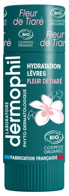 DERMOPHIL INDIEN ORGANIC TIARE FLOWER LIP HYDRATION STICK 45G