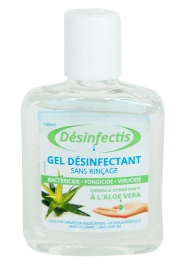 DESINFECTIS NO-RINSE DISINFECTANT GEL WITH ALOE VERA 100ML