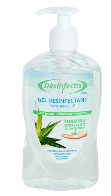 DESINFECTIS NO-RINSE DISINFECTANT GEL WITH ALOE VERA 500ML