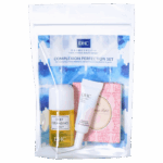 DHC TRAVEL KIT MAKE-UP REMOVER OIL 30ML VELVETY COMPLEXION BASE 5G MATTIFYING PAPER 100 SHEETS