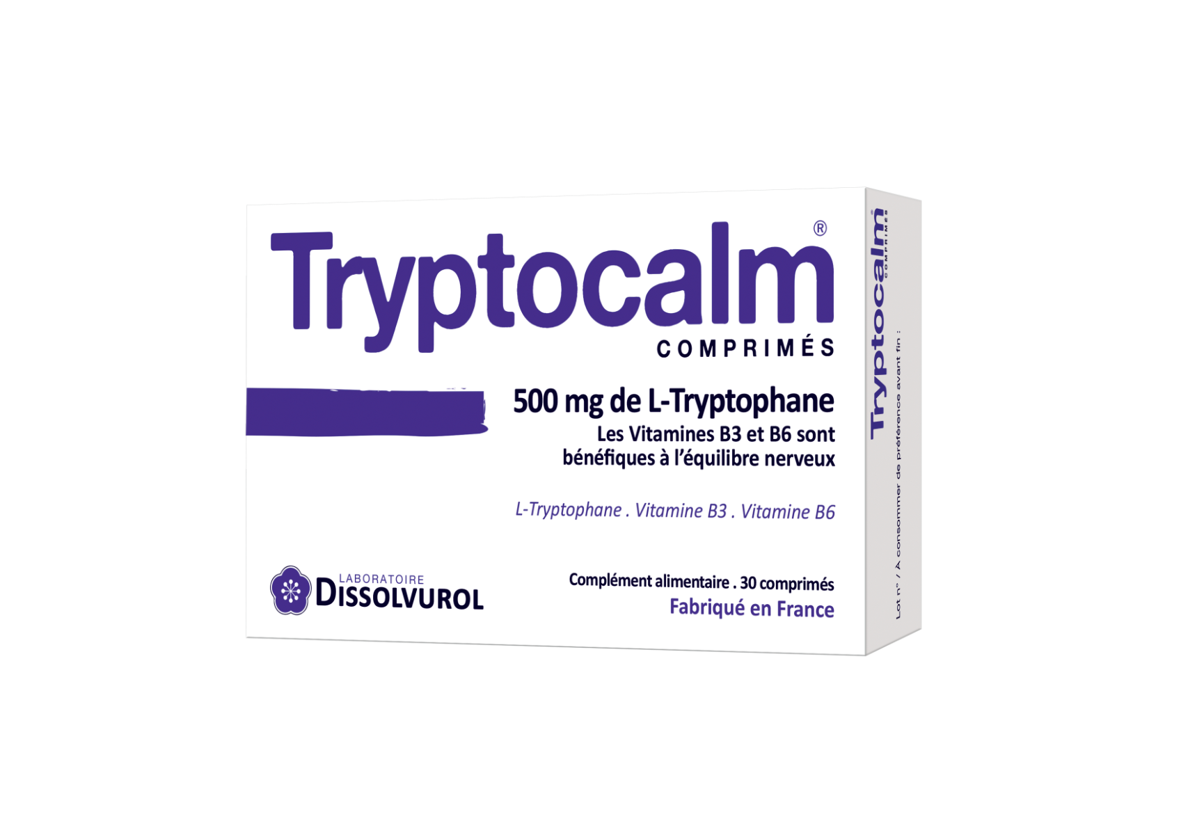 DISSOLVUROL TRYPTOCALM 500MG 30 TABLETS