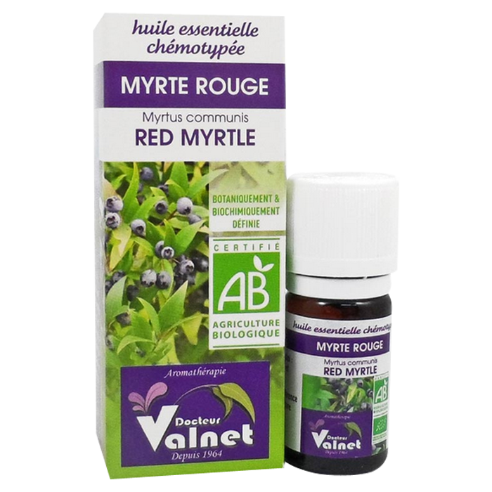 DOCTEUR VALNET ORGANIC ESSENTIAL OIL RED MYRTLE 5ML