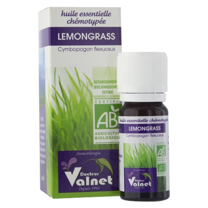DOCTEUR VALNET ORGANIC LEMONGRASS ESSENTIAL OIL 10ML