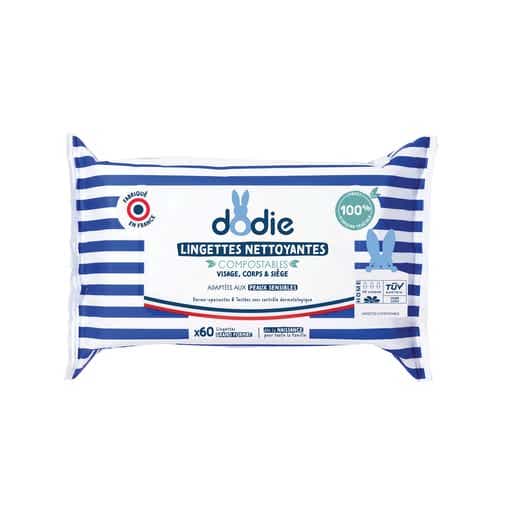 DODIE BEBE DERMO SOOTHING CLEANING WIPES 3 IN 1 70 WIPES