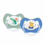 DODIE DUO PACIFIERS N P50 PHYSIO BOY DADDY COWBOY 18 MONTHS