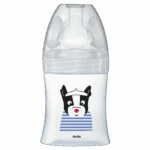 DODIE SENSATION GLASS BABY BOTTLE 0 TO 6 MONTHS FLOW 1 PARIS 150ML