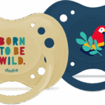 DODIE ANATOMICAL SILICONE ROCK PACIFIERS 18 MONTHS 2 UNITS