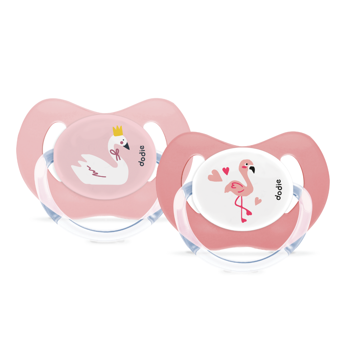 DODIE PHYSIOLOGICAL SOOTHERS 6 MONTHS AND UP PACK OF 2